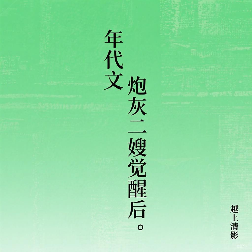 年代文炮灰二嫂觉醒后